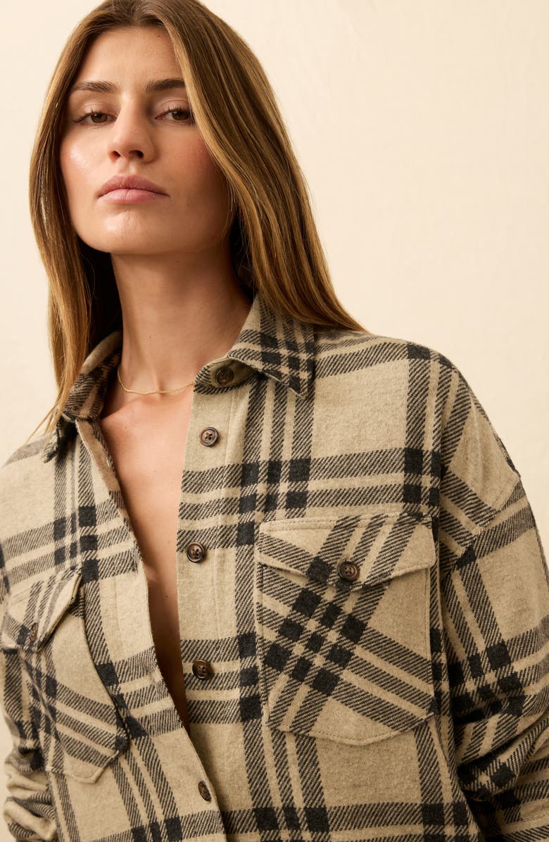 Faherty Legend Plaid Overshirt, Alternate, color, Lost Trails Plaid