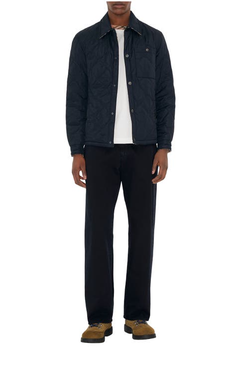 Reversible Quilted Nylon Brighton Overshirt