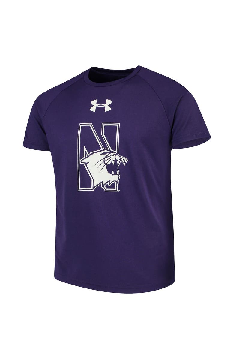 Under Armour Youth Under Armour Purple Northwestern Wildcats 2.0 Logo Tech T-Shirt, Alternate, color, 