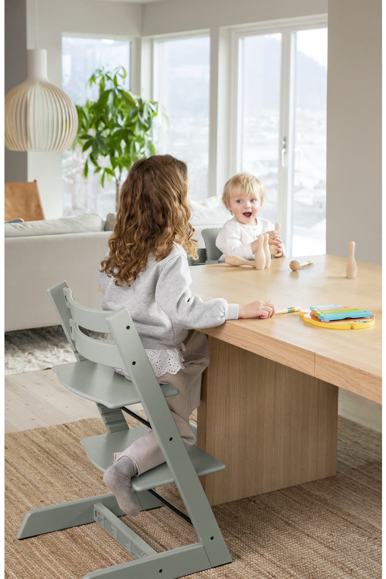 Tripp Trapp® Chair, Alternate, color, GLACIER GREEN