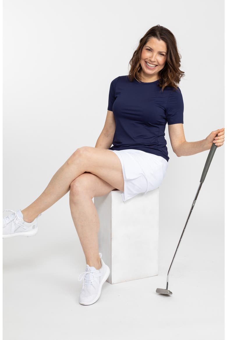 Tee it Up Recycled Blend Golf T-Shirt, Alternate, color, NAVY