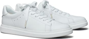 スニーカー Tory Burch White Nappa Leather Howell Court Sneakers Howell Court Sneaker: Women's Designer Sneakers | Tory Burch
