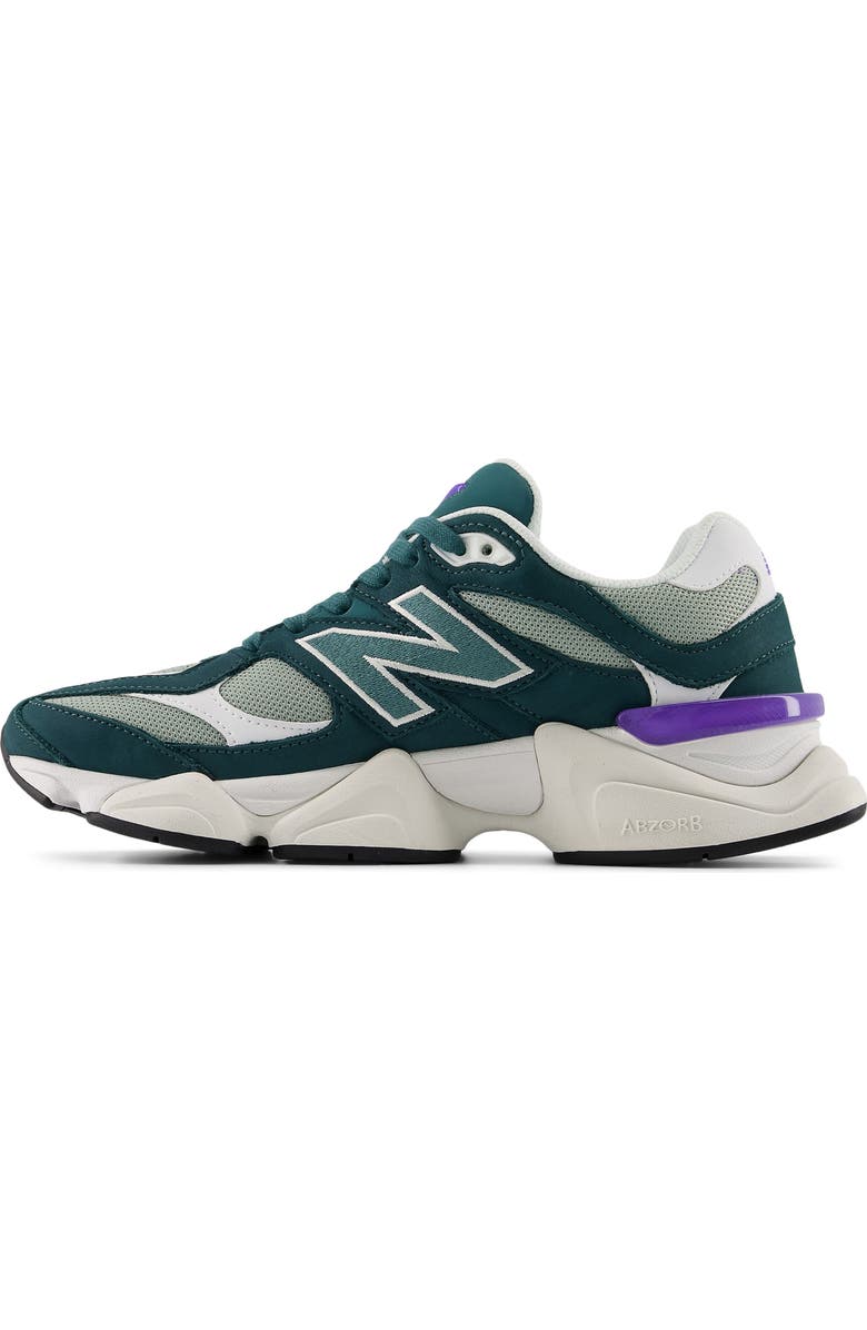 New Balance Gender Inclusive 9060 Sneaker, Alternate, color, New Spruce/ Electric Indigo