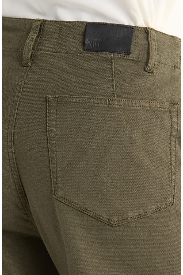 Arellia Drawstring High Waist Barrel Trouser Jeans, Alternate, color, VINTAGE FOREST MOSS
