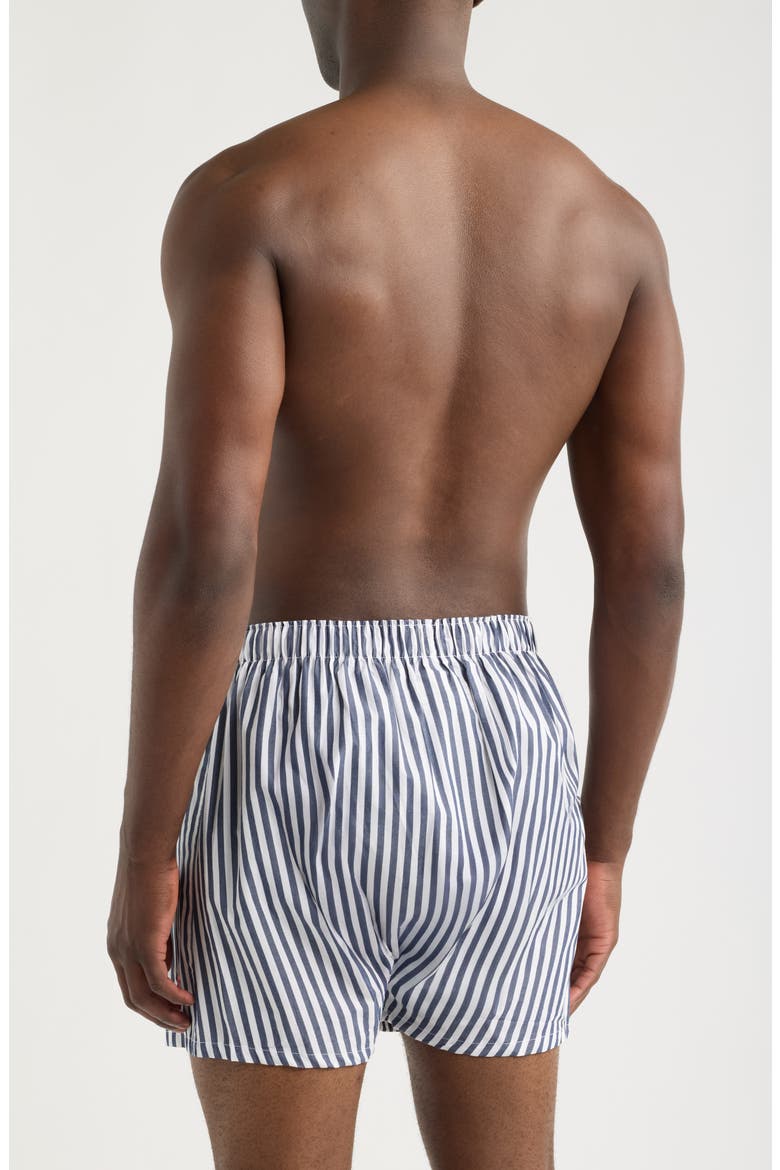 Assorted 3-Pack Classic Fit Cotton Boxers, Alternate, color, PLAID ANDREWS CREST PRINT NAVY