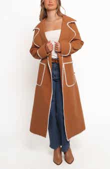 Petal & Pup Brexley Blanket Stitch Wrap Coat