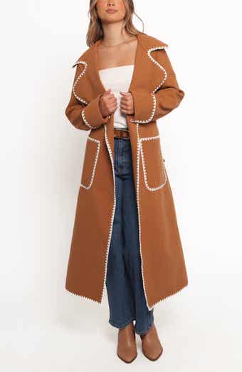 Petal & Pup Brexley Blanket Stitch Wrap Coat