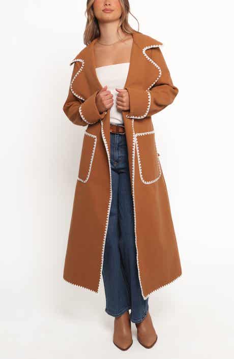 Petal & Pup Brexley Blanket Stitch Wrap Coat