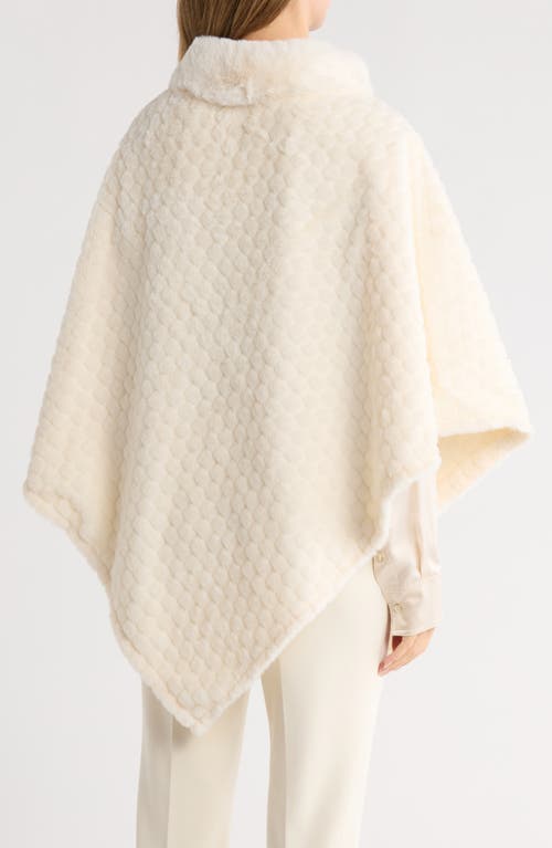 Nanette Lepore Elegant Faux Pearl Ruana In White