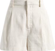 Madewell Easy Pleated Linen & Cotton Blend Shorts