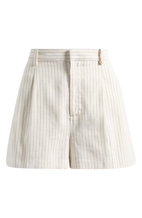 MADEWELL MADEWELL EASY PLEATED LINEN & COTTON BLEND SHORTS