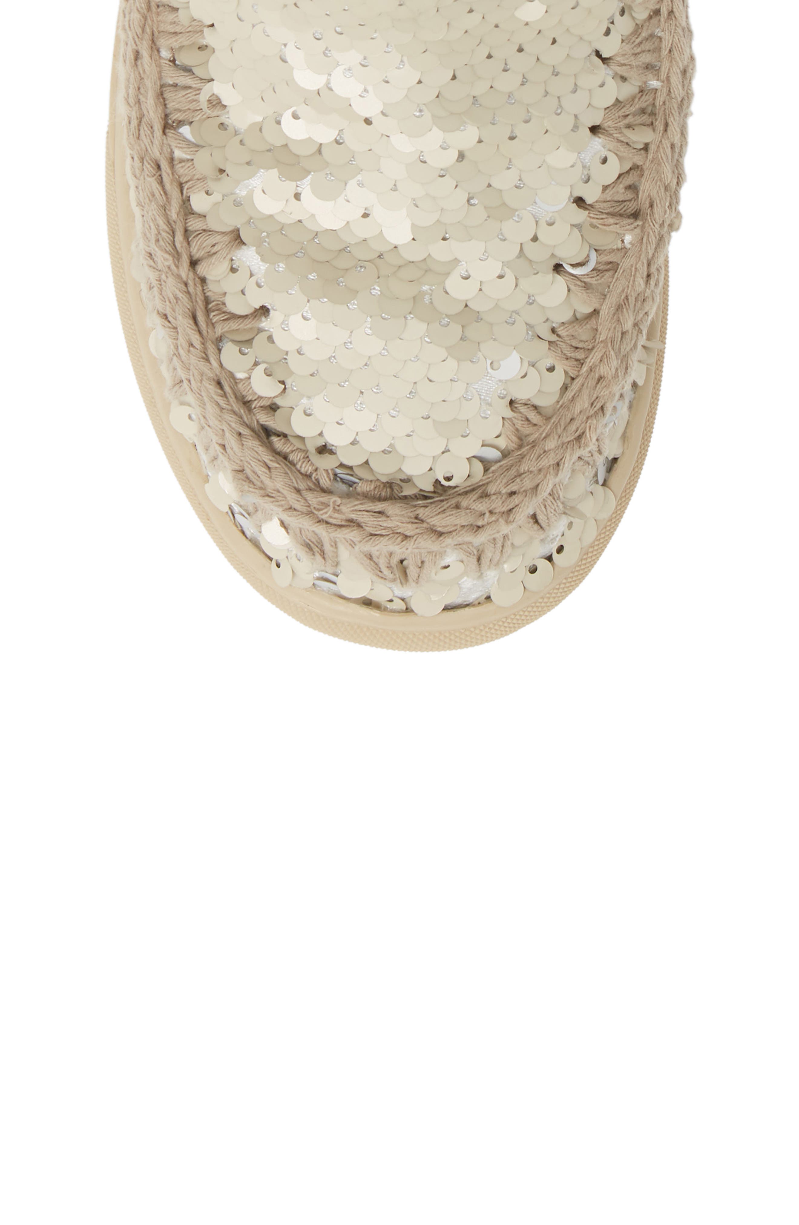 Mou Sequin Sneaker Boot, Alternate, color, 