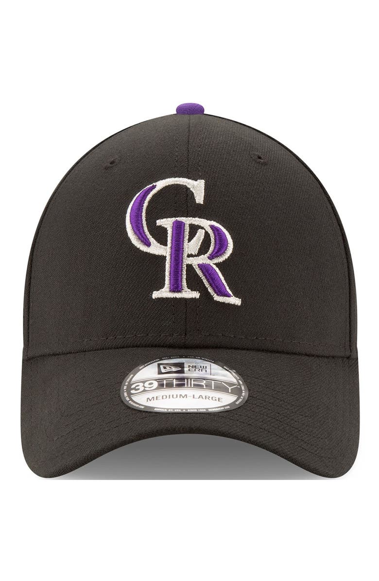 New Era Men's New Era Black Colorado Rockies Game Team Classic 39THIRTY Flex Hat, Alternate, color, Black