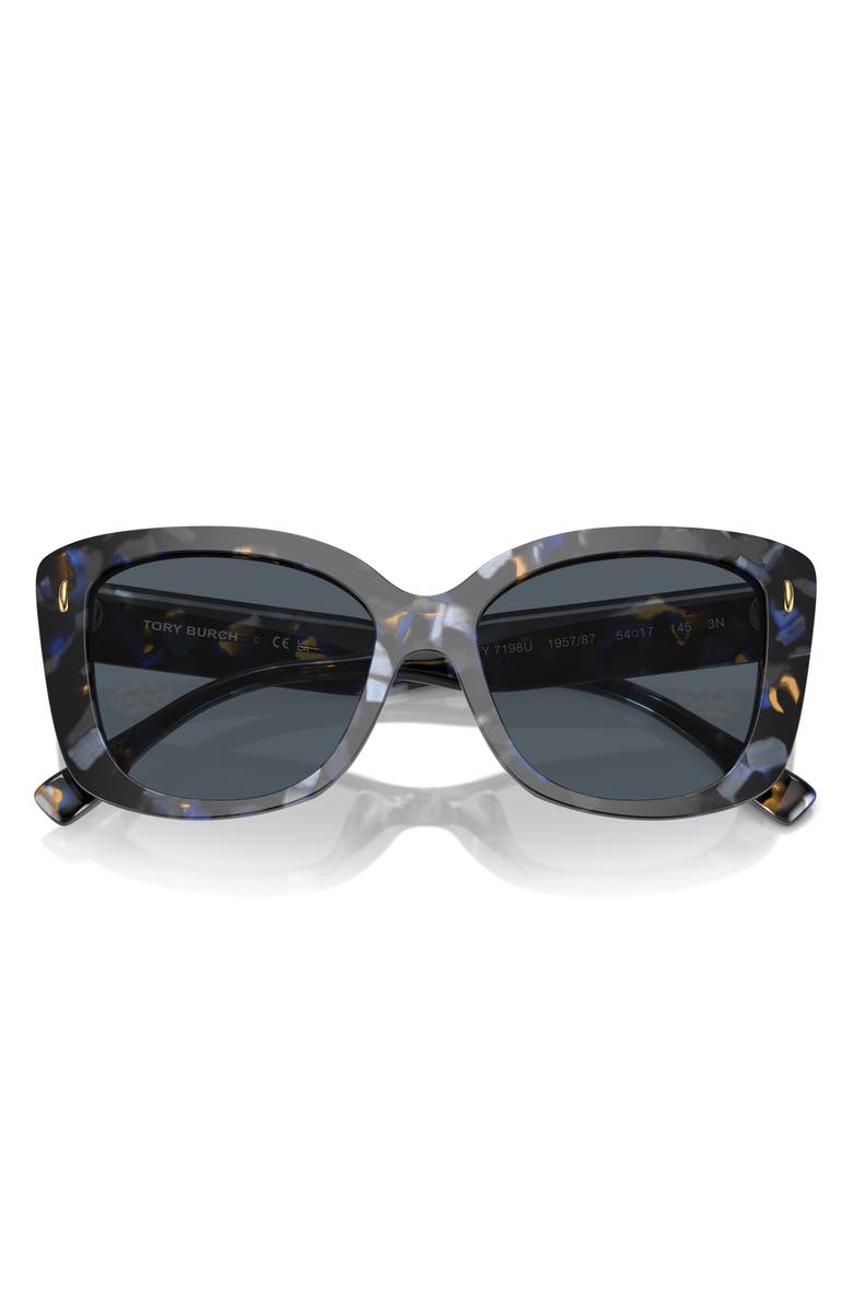 Tory Burch 54mm Butterfly Sunglasses, Alternate, color, 