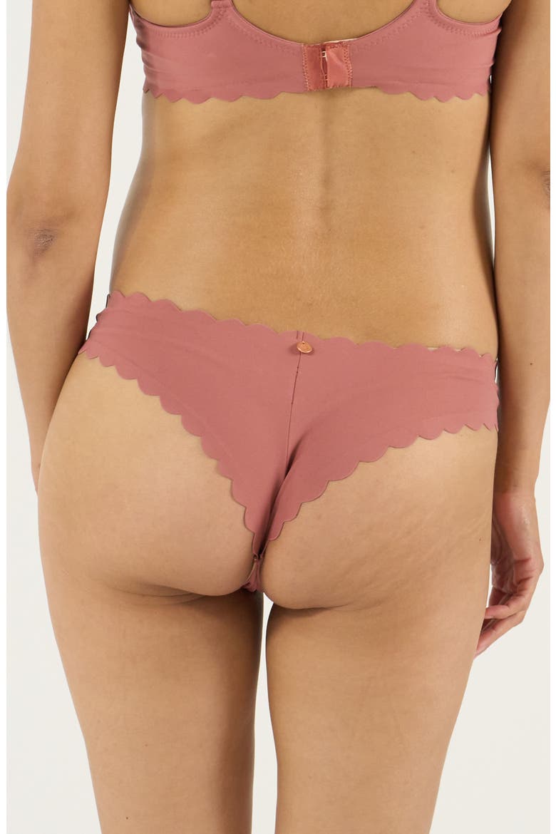 Skin Low Waist Maternity Tanga, Alternate, color, Dusty Pink