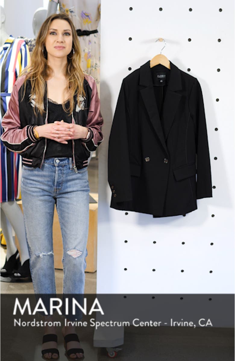 9-to-5 Double Breasted Stretch Blazer, sales video thumbnail