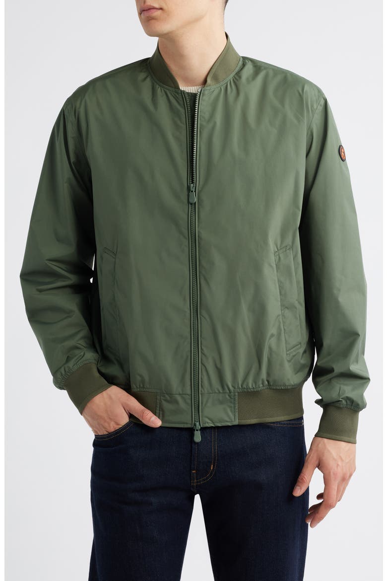 Olen Water Resistant Bomber Jacket, Alternate, color, THYME GREEN