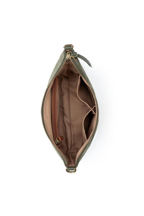The Sak Jasmine Small Hobo In Moss Suede