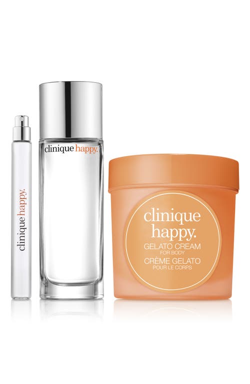 Clinique Happy Treats Perfume & Body Lotion Set In No Color