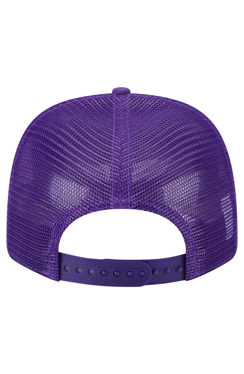 New Era Men's New Era Purple Minnesota Vikings Main Trucker 9SEVENTY Stretch-Snap Hat, Alternate, color, 