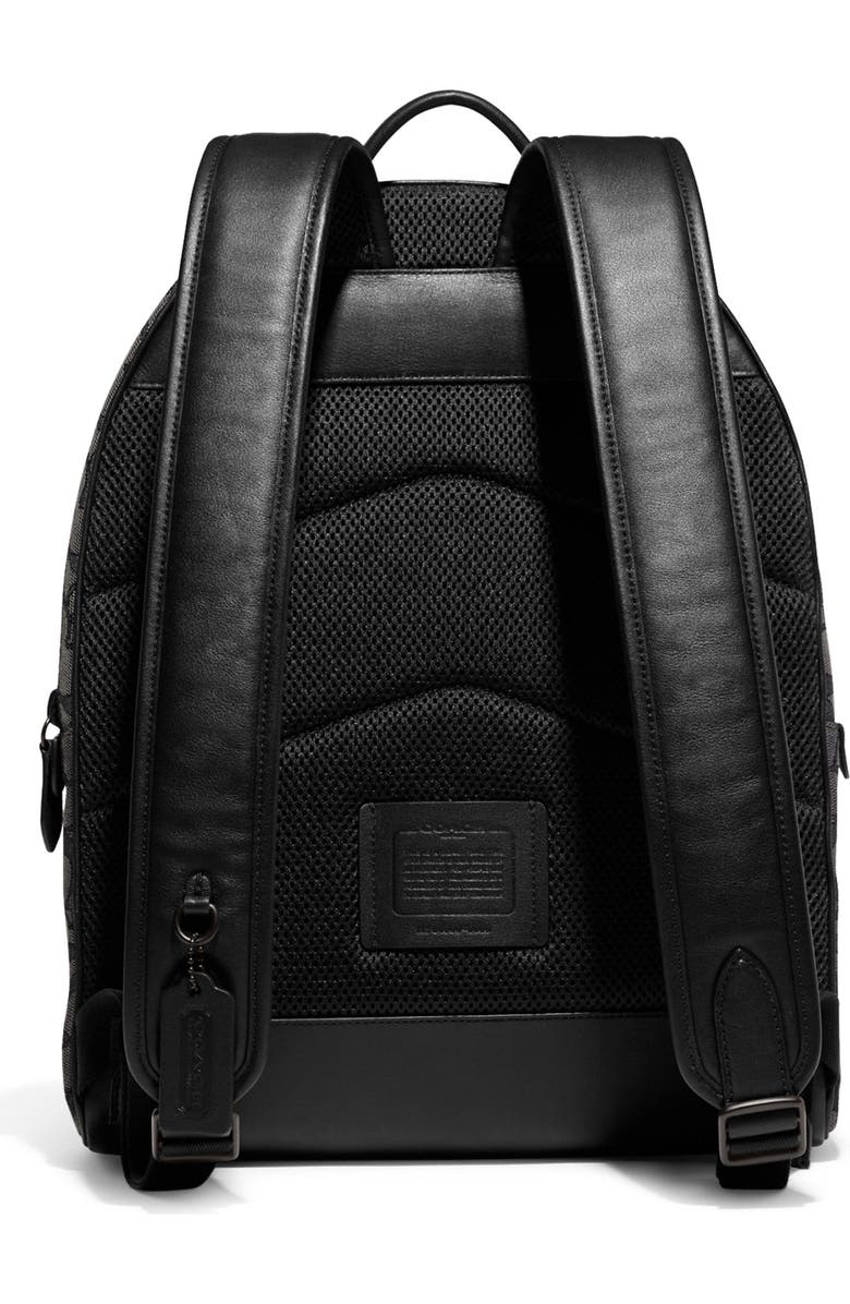 COACH Charter Signature Jacquard Backpack, Alternate, color,