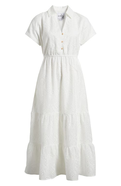 Sam Edelman Eyelet Maxi Shirtdress