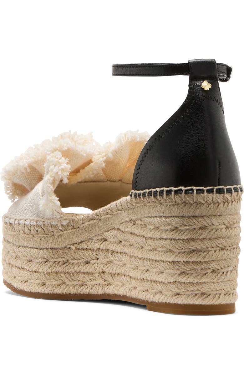 Kate Spade New York flourish espadrille platform sandal, Alternate, color,