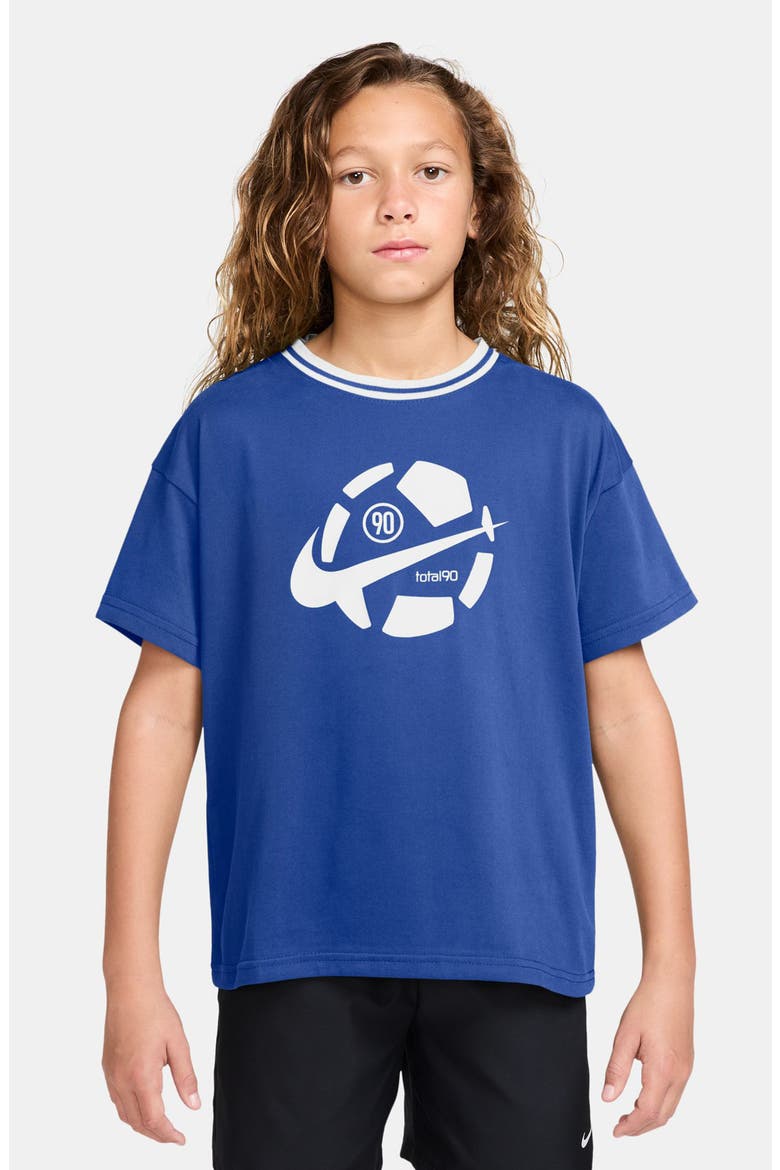 Kids' Dri-FIT Swoosh Graphic T-Shirt, Main, color, GAME ROYAL