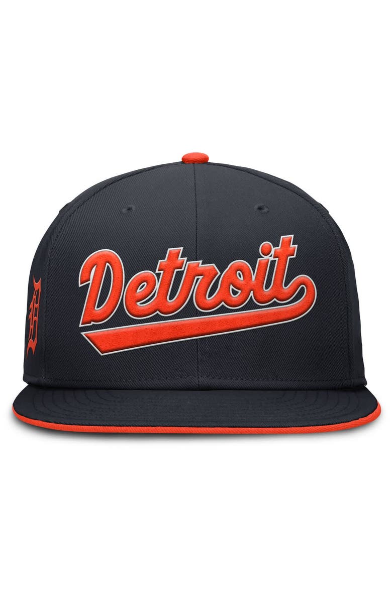 Nike Men's Nike Navy Detroit Tigers True Performance Fitted Hat, Alternate, color, Navy
