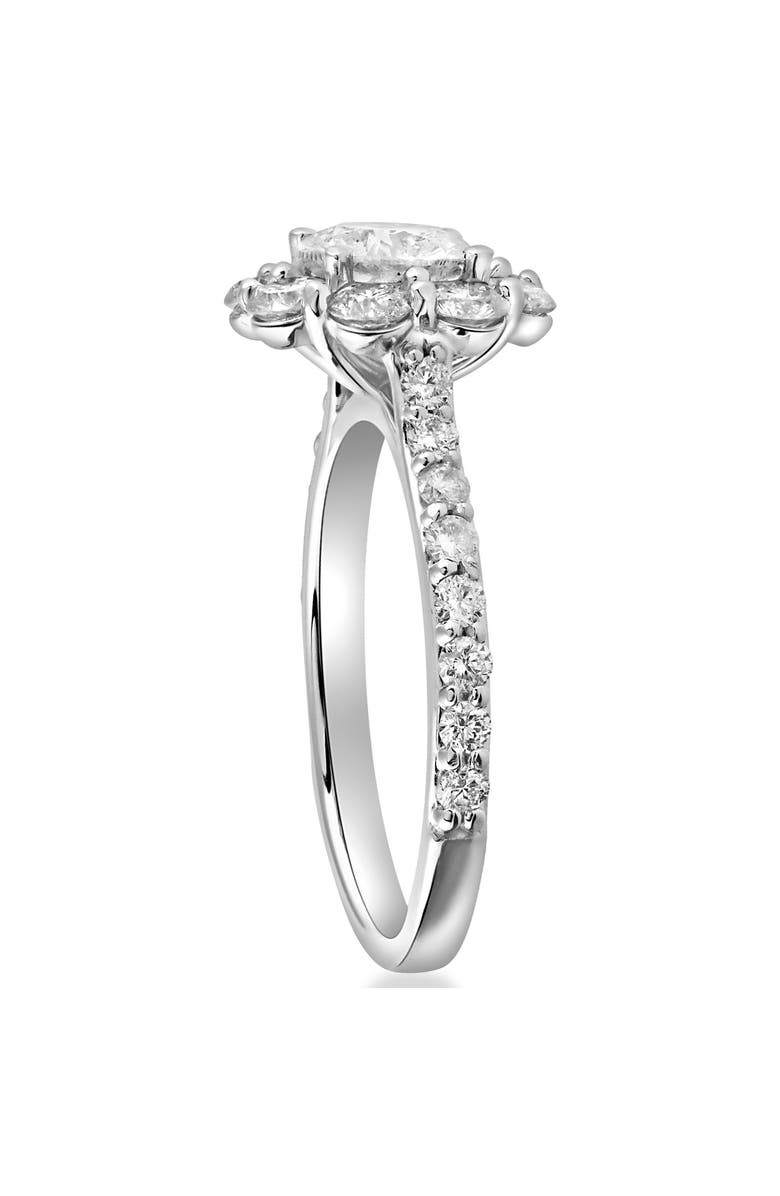 Bliss Diamond 2 1/2 cttw Halo Round Solitaire Cut Diamond Engagement Ring Gold Lab Grown, Alternate, color,