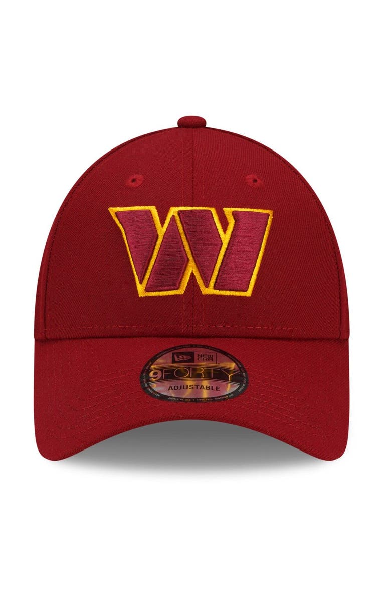 New Era Men's New Era Burgundy Washington Commanders The League 9FORTY Adjustable Hat, Alternate, color, 