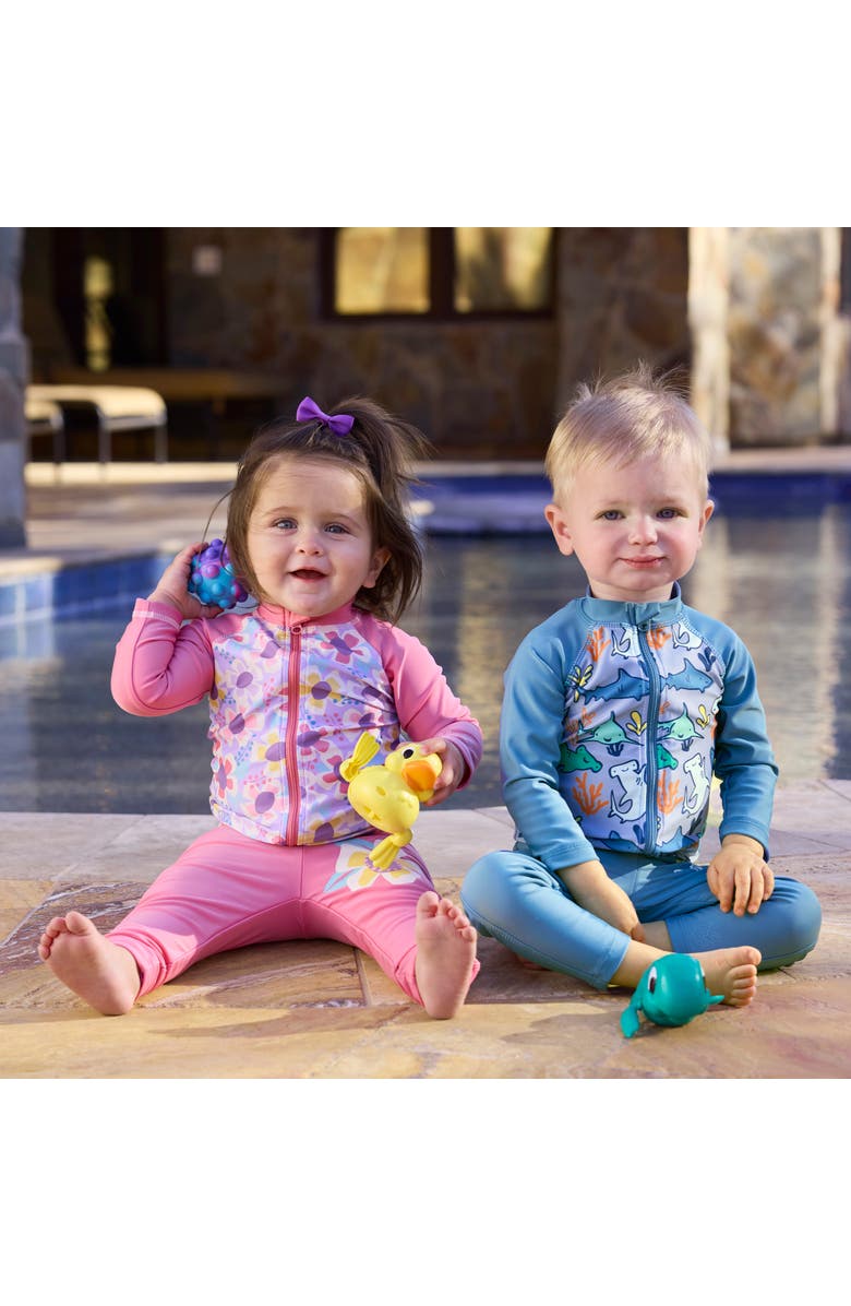 UV Skinz Swim Leggingz, Alternate, color, Baltic Reef Shark