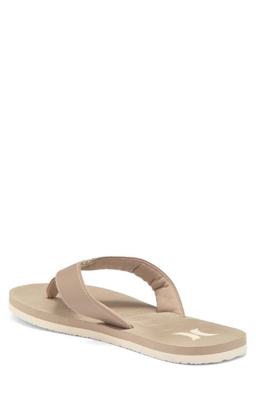 Hurley Layback Flip Flop In Tan