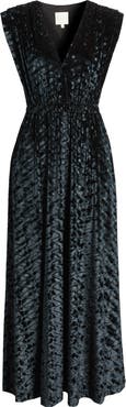Parker The Marley Texture Velvet Maxi Dress