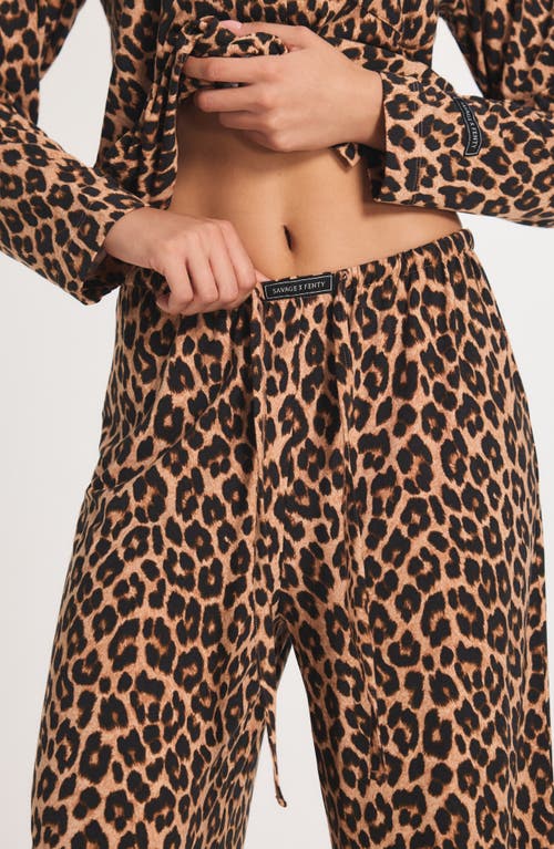 Savage X Fenty Softcore Modal Sleep Pants In Animal Print