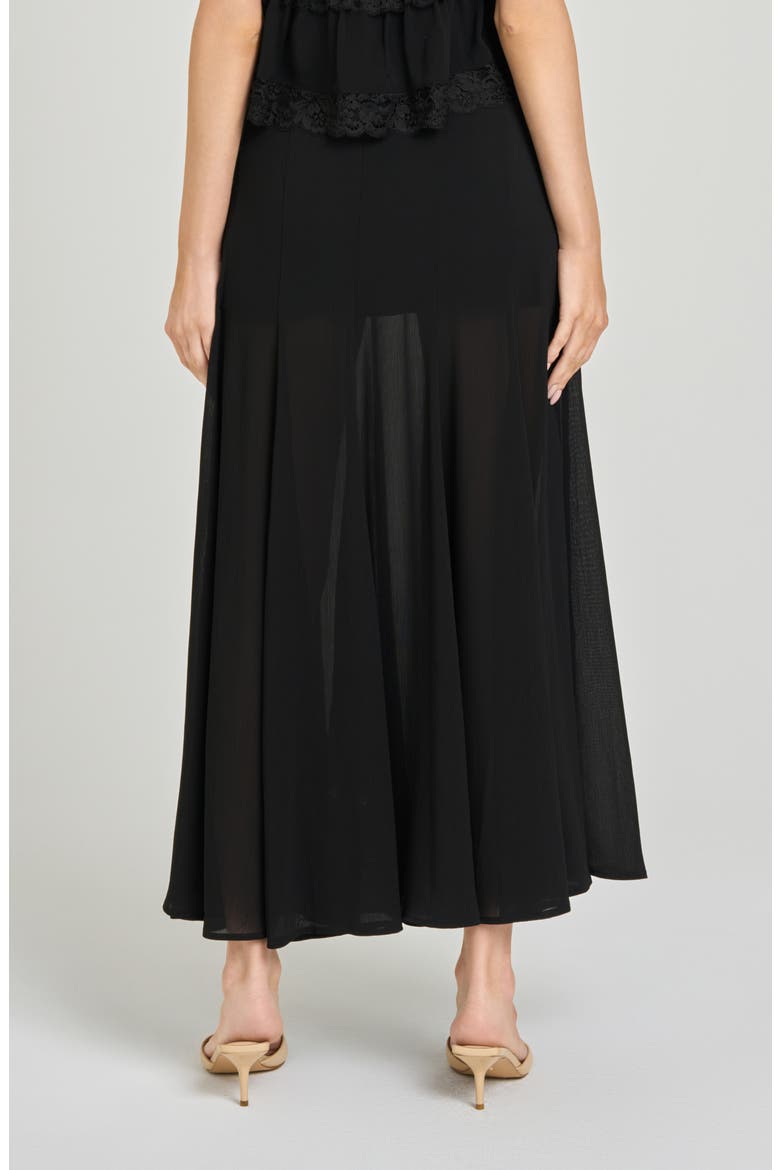 Norah Semisheer Skirt, Alternate, color, BLACK