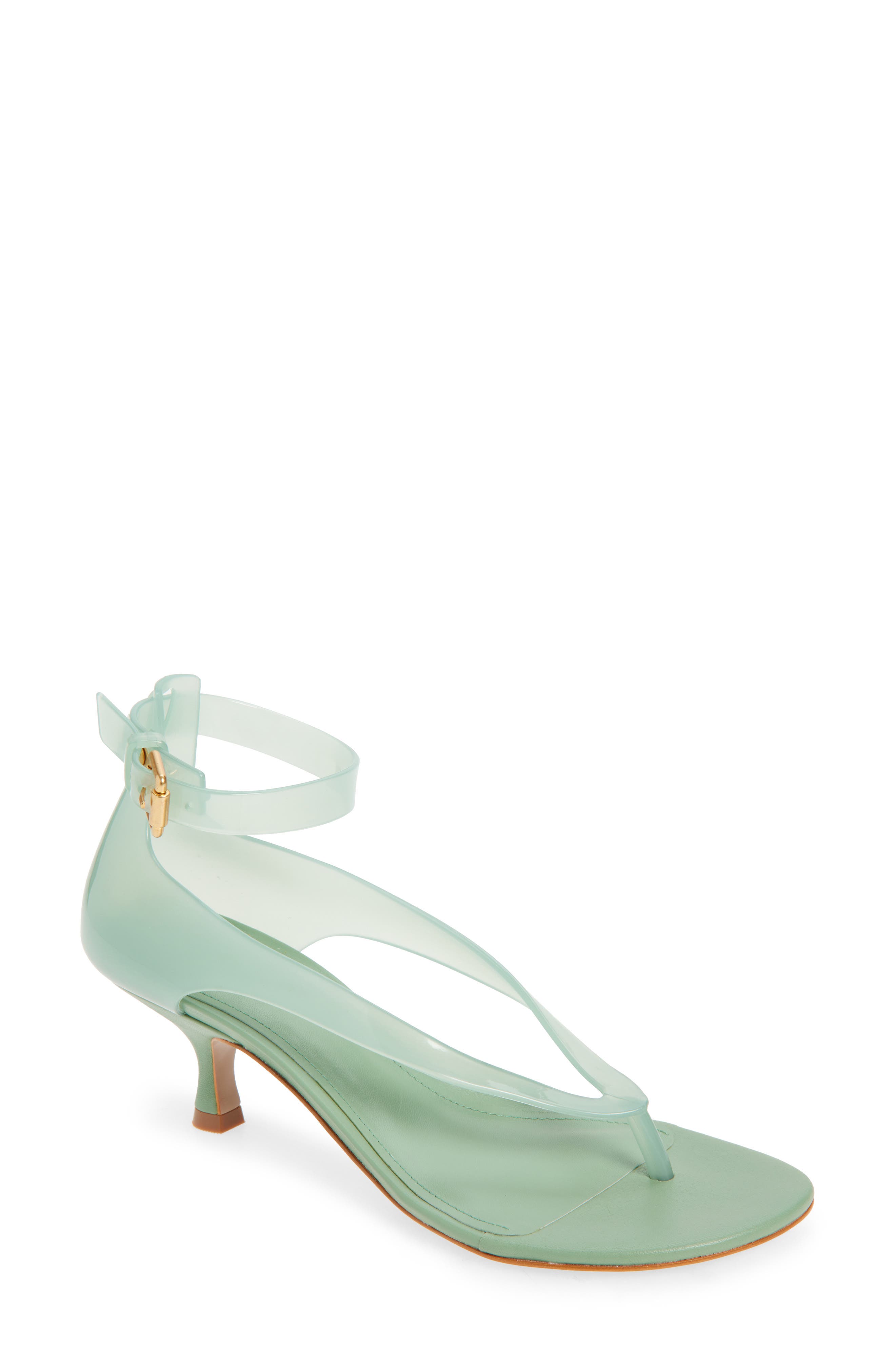 FARM Rio Jelly Ankle Strap Sandal, Main, color, Dusty Green