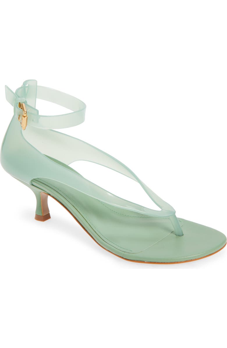 FARM Rio Jelly Ankle Strap Sandal, Main, color, Dusty Green