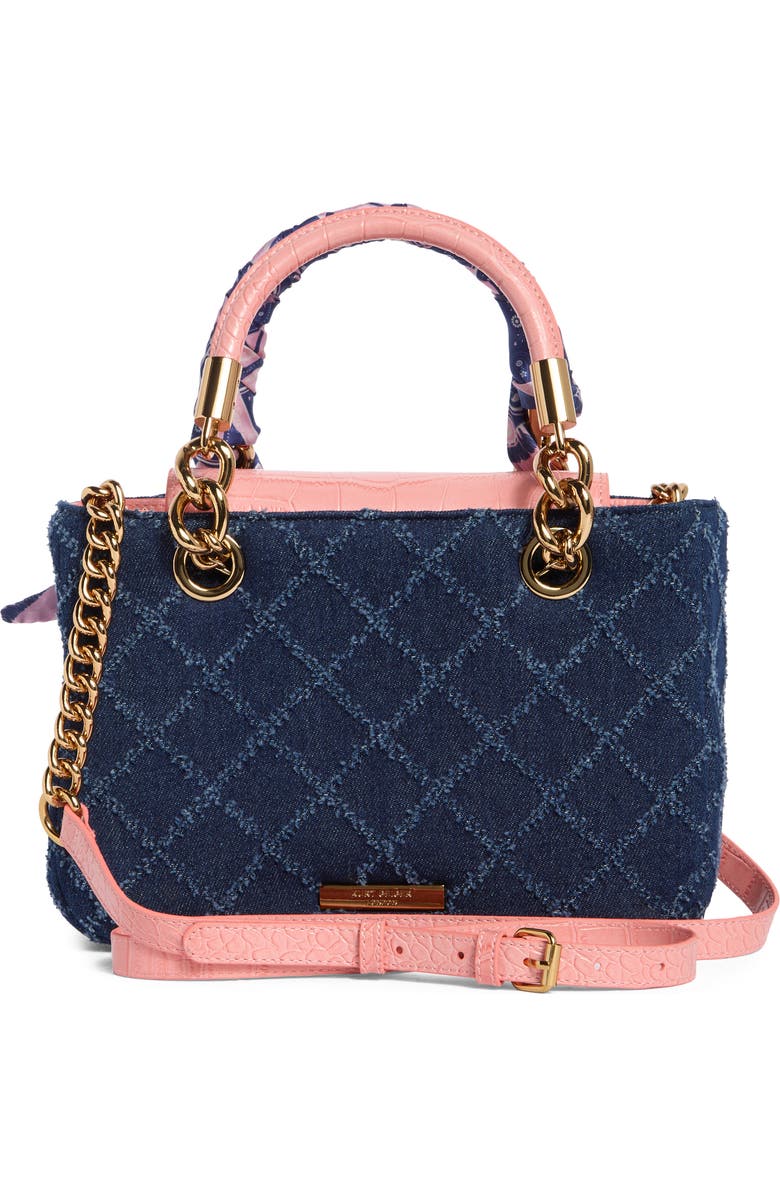 KG Kurt Geiger Brixton Scarf Shoulder Bag, Alternate, color, Navy