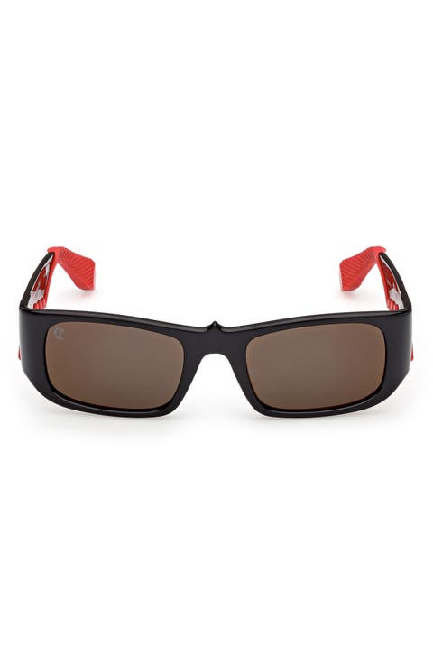 53mm Loubishark Rectangular Sunglasses