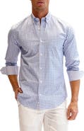 TailorByrd Heritage Check Print Long Sleeve Cotton Button-Down Shirt