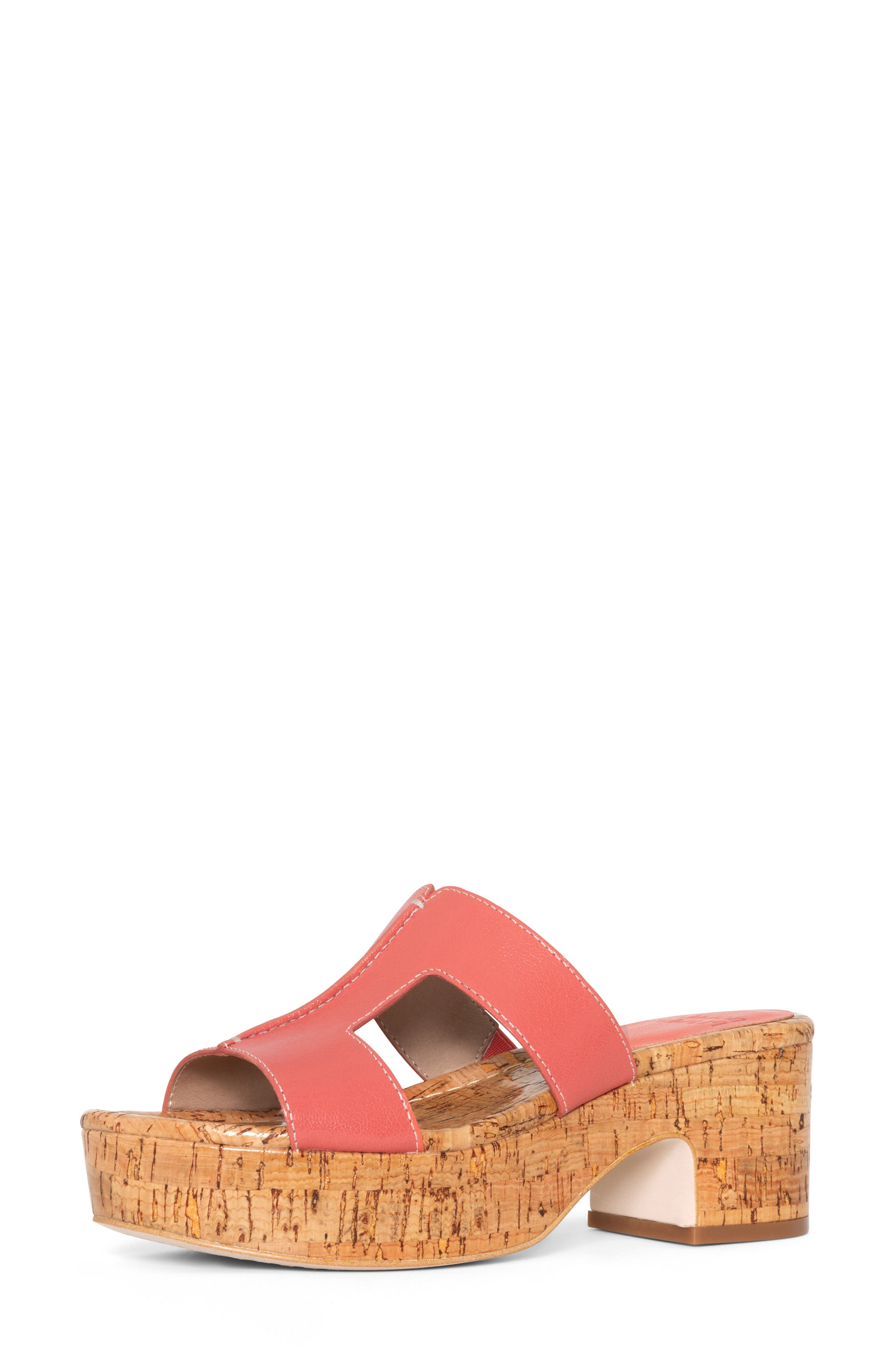 Donald Pliner Platform Sandal, Alternate, color, Coral