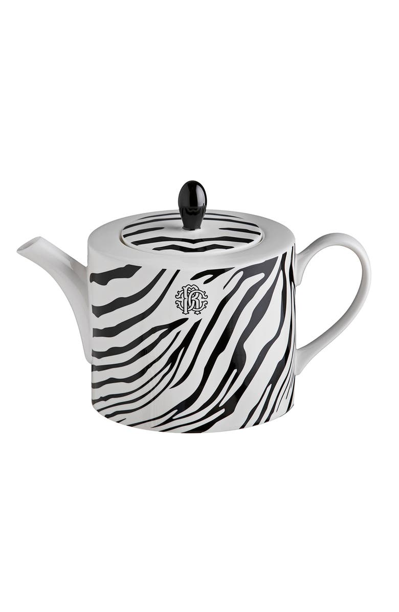 CAVALLI Classic Tea and Coffee Pot, Main, color, Zebrage