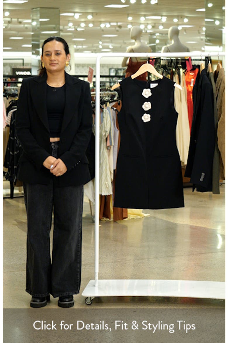 Saylor Camellia Crepe Sheath Dress video