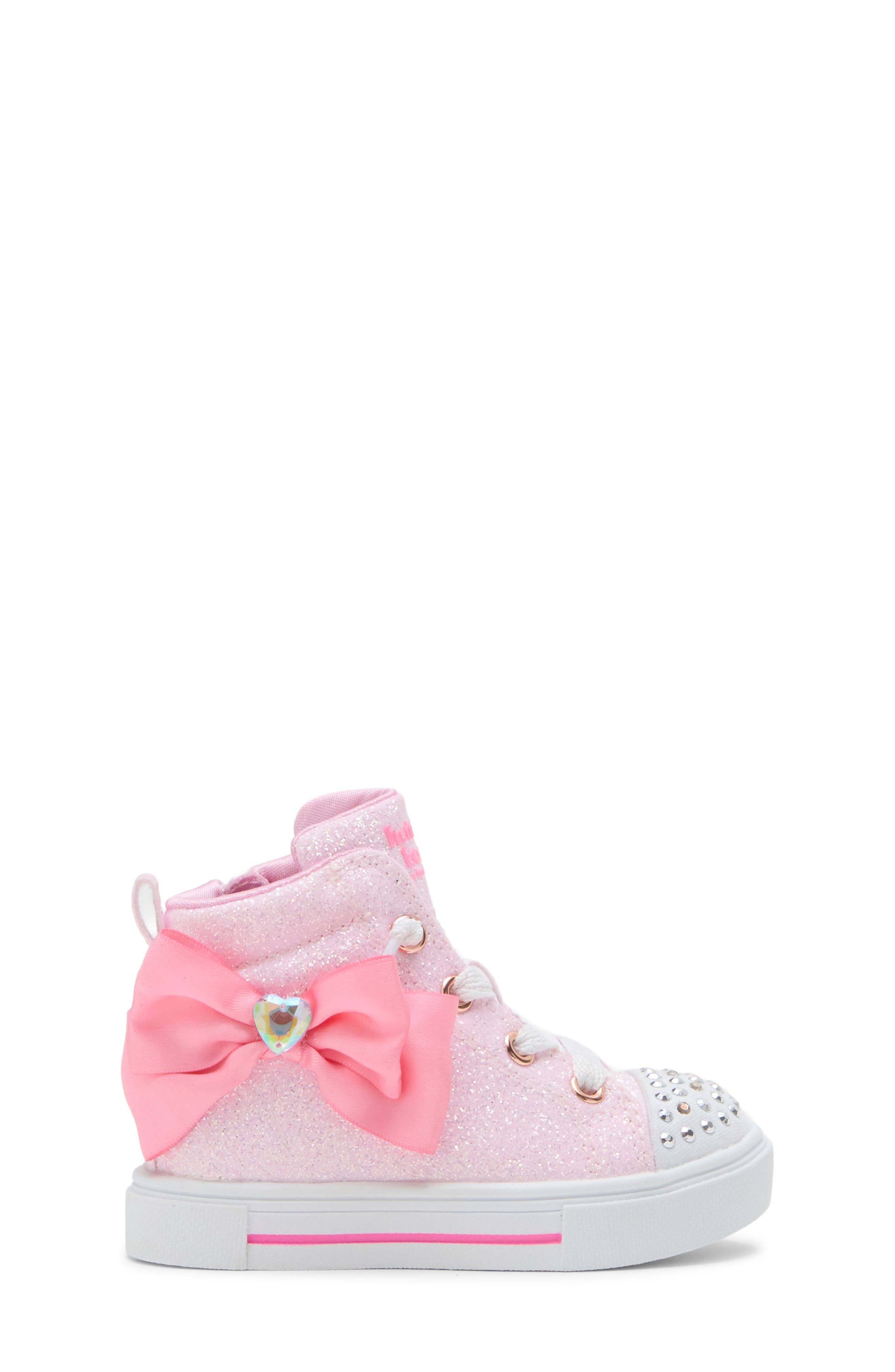 Kids' Twinkle Sparks Royal Heart High Top Sneaker, Alternate, color, LTPK