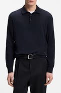 BOSS Gemello Cotton Polo Sweater