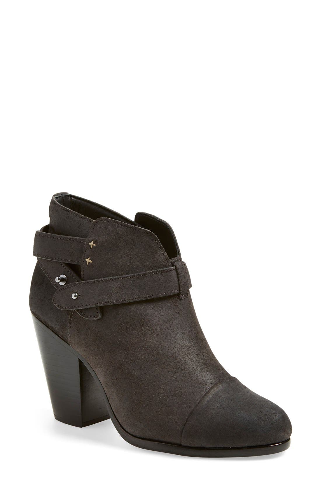 Harrow Leather Boot, Main, color, ASPHALT WAXY