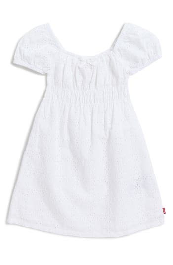 Shop Levi's® Kids' Puff Sleeve Eyelet Dress
