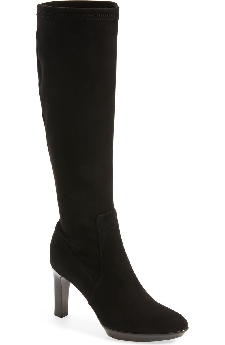 Aquatalia 'Rumbah' Weatherproof Knee High Stretch Boot, Main, color,