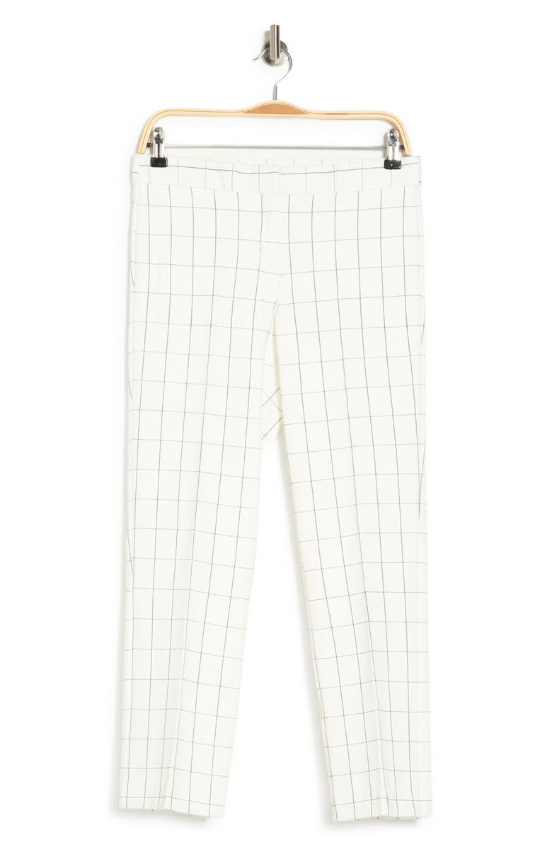 Amanda & Chelsea Chelsea Windowpane Ankle Pants, Alternate, color, 